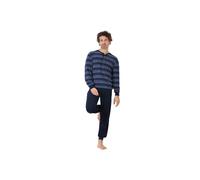 Herren Schlafanzug mit Bündchen Klima-Frottee