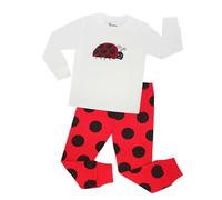 Schlafanzug Kinder Mädchen Jungen - Warm Kuschel Schlafanzug Cartoon Muster Kuschelig Herbstkleidung Kinderbademantel Dinosaurier-Tiere Kinder Pyjama Set Für Jungen Mädchen