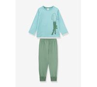 Schlafanzug KROKODIL Jungen Sanetta blau Gr. 98