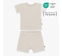 Schlafanzug kurz 2-teilig | Essential Beige 80