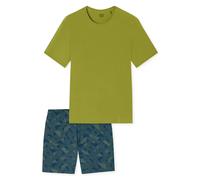 SCHIESSER - Schlafanzug kurz grasgrün - Gr. - 52