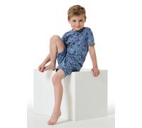 Schlafanzug kurz Palmen multicolor - Natural Love 128