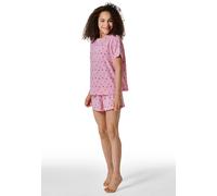 Schlafanzug kurz Palmen powder pink - Nightwear 164