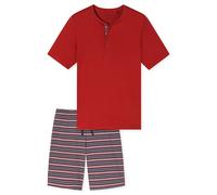 Schiesser Herren Schlafanzug Pyjama kurz mit Knopfleiste Single-Jersey - Casual Nightwear