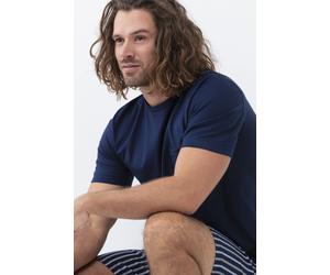 Schlafanzug kurz Serie Portimo Neptune blau 48