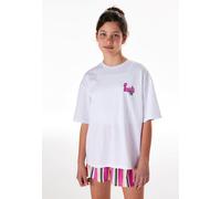 Schlafanzug kurz Streifen weiß - Teens Nightwear 176