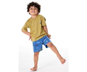 Schlafanzug kurz Surfer khaki - Kids Nightwear 98