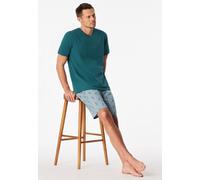 Schlafanzug kurz V-Ausschnitt Ananas grün - 95/5 48