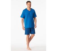 Schiesser Herren Schlafanzug kurz V-Ausschnitt - Nightwear Set