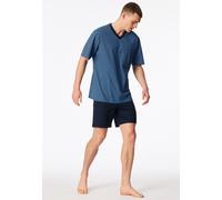 Schiesser Herren Schlafanzug kurz V-Ausschnitt - Nightwear Set