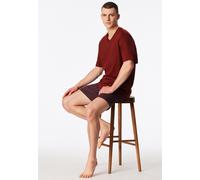 Schiesser Herren Schlafanzug kurz V-Ausschnitt - Nightwear Set