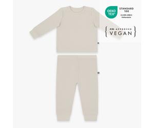 Schlafanzug lang 2-teilig | Essential Beige 86