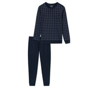 SCHIESSER - Schlafanzug lang nachtblau - Gr. - 50