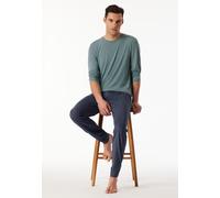 Schlafanzug lang Bündchen mineral - Long Life Soft 56