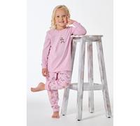 Schiesser Mädchen Schlafanzug Set Pyjama lang - 100% Organic Bio Baumwolle - Größe 92 bis 140