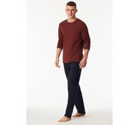 Schiesser Pyjama Herren bordeaux, 52