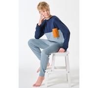 Schiesser Jungen Schlafanzug Set lang - 100% Organic Bio Baumwolle - Größe 140 bis 176