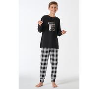 Schiesser Jungen Schlafanzug Set lang – 100% Bio-Baumwolle – Größe 140–176