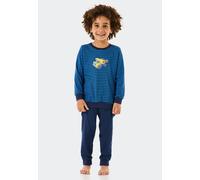 Schiesser Langer Schlafanzug Jungen blau, 98