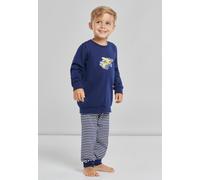 Schiesser Langer Schlafanzug Jungen marine, 92