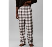 Schlafanzug "LS TEE PANT SET", Herren, Gr. L (52), schwarz-weiß (schwarz top w domino plaid ivory btm), Jersey, Obermaterial: 100% Baumwolle, CALVIN KLEIN UNDERWEAR, körpernah lang, Rundhals, eingeset
