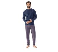 Mey Nachtwäsche Serie Red Tile Herren Schlafanzüge lang Yacht Blue XXL(XXL)