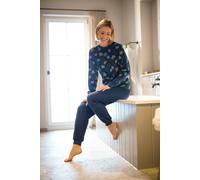 hajo Schlafanzug mit Bündchen, Frottee