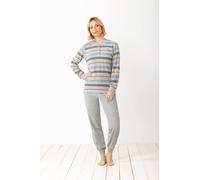 hajo Schlafanzug mit Bündchen, Klima-Frottee