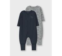 Nbmnightsuit 2P Zip Ff Grey Dino Noos