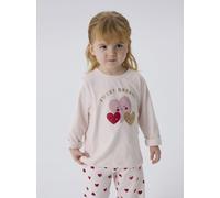 Schlafanzug NAME IT "NMFRAGNA NIGHT SET BOX", Jungen, Gr. 122, mauve morn, Jersey, Obermaterial: 95% Baumwolle, 5% Elasthan, bedruckt, Rundhals, Homewear-Sets Schlafanzug (95451547-122) mauve morn