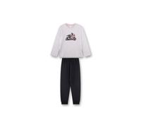 Schlafanzug SANETTA "Pyjama", Jungen, Gr. 140, bunt (hellgrau), Obermaterial: 100% Baumwolle CO., Homewear-Sets Schlafanzug (19032409-140) hellgrau