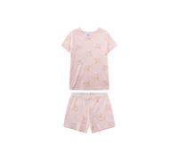 Schlafanzug SANETTA "Pyjama Schlafanzug Fee kurz Kids", Mädchen, Gr. 104, pink (rosa), Obermaterial: 50% Baumwolle CO. 50% Modal CMD., Homewear-Sets Schlafanzug (74871706-104) rosa
