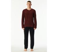 Schiesser Pyjama Herren bordeaux, 50