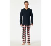 SCHIESSER - Schlafanzug lang nachtblau - Gr. - 54