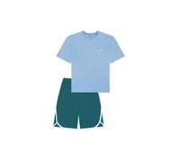 Schlafanzug SCHIESSER "Pyjama", Jungen, Gr. 152, bunt (blau), Obermaterial: 100% Baumwolle CO., Homewear-Sets Schlafanzug (21275148-152) blau