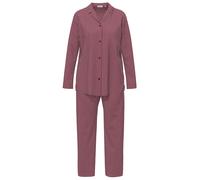 Schlafanzug SEIDENSTICKER "Damen Pyjama Set lang", Damen, Gr. 38, rot, Obermaterial: 100% Modal CMD., Homewear-Sets Schlafanzug (37647742-38) rot