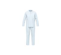 Schlafanzug SEIDENSTICKER "Pyjama", Herren, Gr. L, bunt (blau), Obermaterial: 100% Baumwolle CO., Homewear-Sets Schlafanzug (35359532-L) blau
