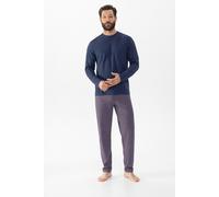 Schlafanzug MEY "RED TILE" Gr. XL, blau (yacht blue) Damen Homewear-Sets (31595946-XL) yacht blue