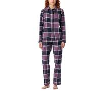 Pyjama lang Flanell beige nachtblau - Selected Premium Warming 46
