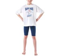 SCHIESSER Schlafanzug Organic Cotton, weiß, 140 Weiß