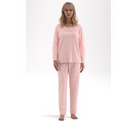 Schlafanzug TOM TAILOR, Damen, Gr. 44, rosa (rot, light, dots), Obermaterial: 100% Baumwolle, Homewear-Sets Schlafanzug (48366311-44) rot, light, dots