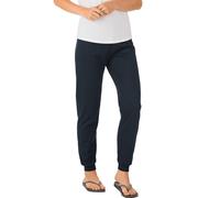 Schlafanzug TRIGEMA "TRIGEMA Schlafanzughose Bündchen", Damen, Gr. L, blau (navy), 100% Baumwolle, Homewear-Sets Schlafanzug (55076856-L) navy