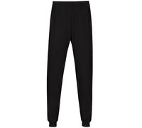 Schlafanzug TRIGEMA "TRIGEMA Schlafanzughose Bündchen", Herren, Gr. 3XL, schwarz, 100% Baumwolle, Homewear-Sets Schlafanzug (382115-XXXL) schwarz
