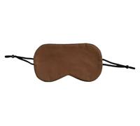 Schlafauge aus Baumwolle, Auge for Schlafen im Sommer, dünnes Auge, weiche Augenbinde for Erwachsene, glatter Augenschirm for Schlafen auf Reisen (, 1 Stück)(Coffee)