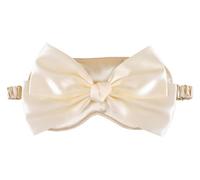 Schlafauge aus Baumwolle, Schlafauge aus Seide, weibliche Augenabdeckung, süßer Schlaf, schöne Fliege, Augenbinde for Frauen und Mädchen, Nachtaugen, Augenverband(Gold)