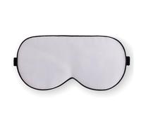 Schlafmaske aus Maulbeerseide, weiche Augenbinde, glatte Augenabdeckung, Schlafmaske, elastisches Band (Silbergrau, 1 Stück)