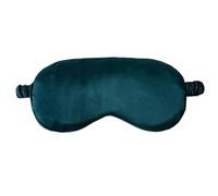 Schlafmaske aus Seide mit Rüschen, weiche Augenabdeckungen, mehrfarbig, Nachttraum, Verdunkelung, Augenklappen für Damen und Herren, um besser zu schlafen (Grün-B)