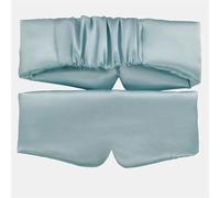 Schlafmaske aus Seidensatin, bequeme Schlafmaske, Augenmaske, Augenschutz, Entspannung, vergrößerte Augenklappe, für Damen und Herren, Schlaf, Gesundheit (Blau, 4 Stück)