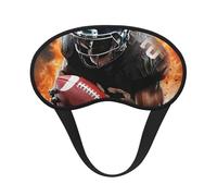 Schlafmaske, coole American Football-Augenmaske zum Schlafen, Verdunkelung, Augenschlaf für Männer und Frauen, Schlafmaske, bequeme Augenbinde, Lidschatten für Nachtschlaf, Reisen, Nickerchen, Büro