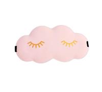 Schlafmaske Frauen Schlafende Augenbinde, 3D-Wolke, Cartoon-Wolke, Augenmaske, süße Wimpern, Schlafschatten, Augenklappe, Schlafhilfe, Augenschattenabdeckung(Pink)